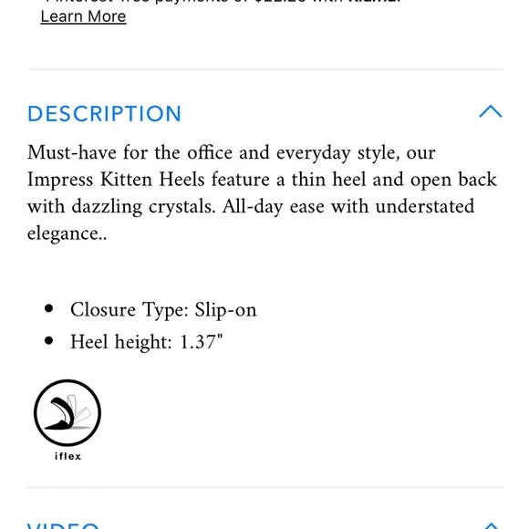 Crystal kitten mule heel