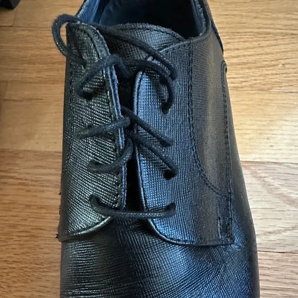 Cuoio Fraiser Mens Black Lace Up Dress Shoes Size 10.5