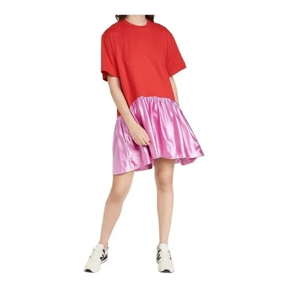 Cynthia Rowley Colorblock T-shirt Dress Size Small