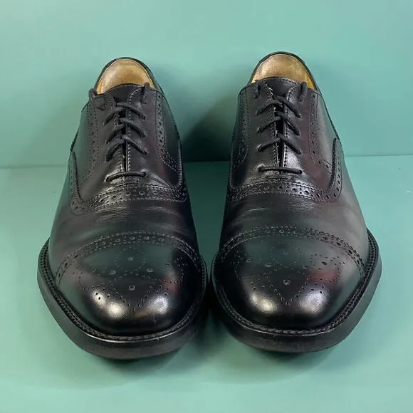 Daniel Cremieux Black Leather Oxford men dress shoes  size 8.5