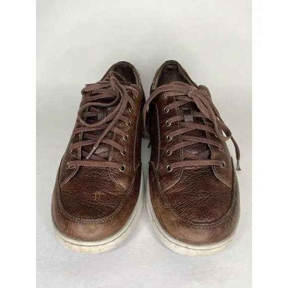 Dansko Shoes Lace Up Sneakers Men Size 44 US 11 Brown Leather