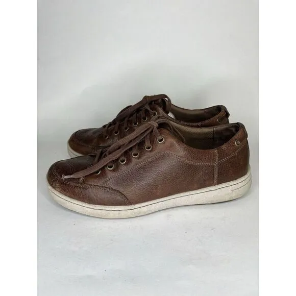 Dansko Shoes Lace Up Sneakers Men Size 44 US 11 Brown Leather