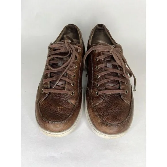 Dansko Shoes Lace Up Sneakers Men Size 44 US 11 Brown Leather