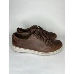 Dansko Shoes Lace Up Sneakers Men Size 44 US 11 Brown Leather