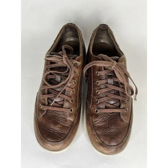 Dansko Shoes Lace Up Sneakers Men Size 44 US 11 Brown Leather