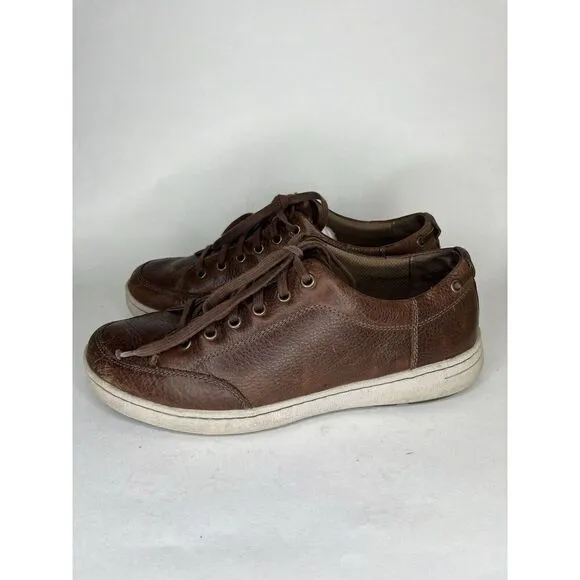 Dansko Shoes Lace Up Sneakers Men Size 44 US 11 Brown Leather