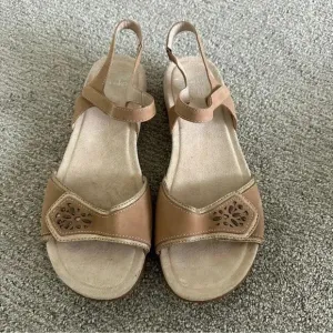 Dansko Womens Blythe Leather Open Toe Casual Slingback Sandals Size 42