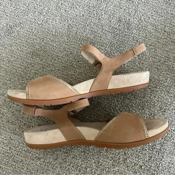 Dansko Womens Blythe Leather Open Toe Casual Slingback Sandals Size 42