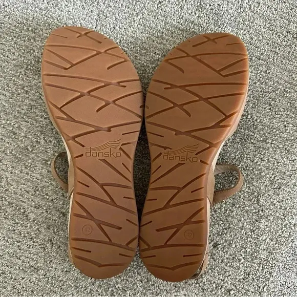 Dansko Womens Blythe Leather Open Toe Casual Slingback Sandals Size 42