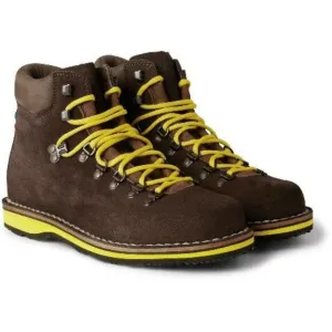 Diemme Roccia Vet Boots Brown Suede Hiking Made in Italy 43 Yellow