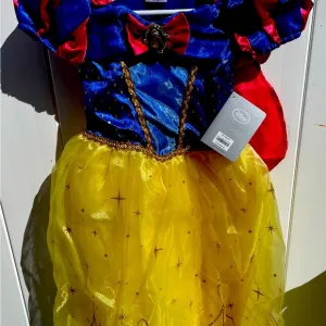 Disney Kids Snow White Dress - Blue, Red, Yellow