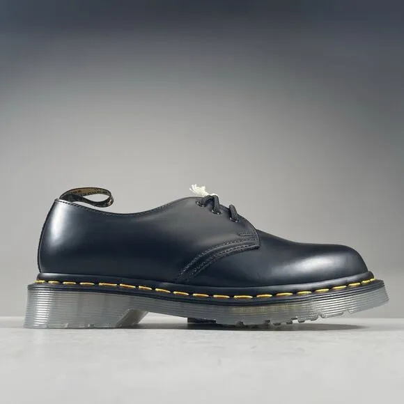 Doc Martens 1461 Iced Women’s Size 7 Black Leather Platform Oxfords Dress Casual