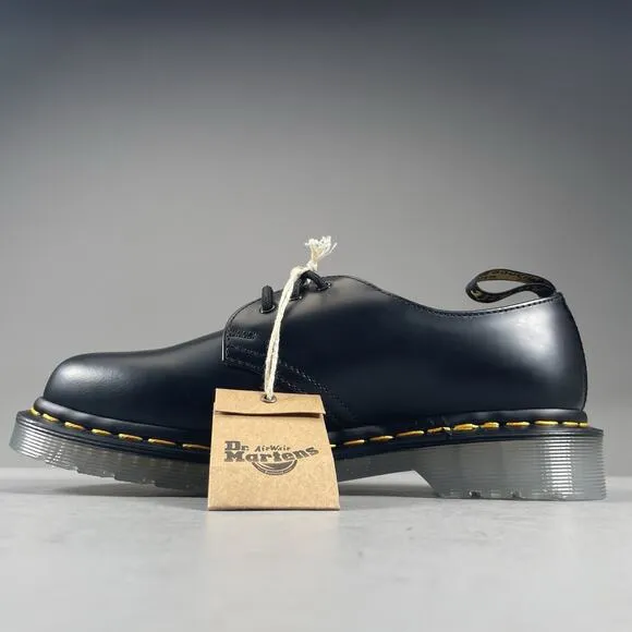 Doc Martens 1461 Iced Women’s Size 7 Black Leather Platform Oxfords Dress Casual