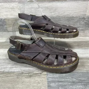 Doc Martens Sandals Men’s Size 13 Brown Fisherman Leather Casual 11832