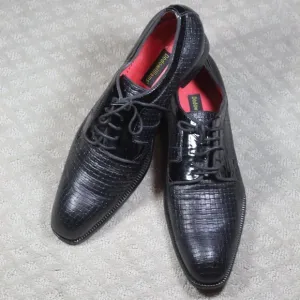 DodoWilliams Black Leather Dress Shoes