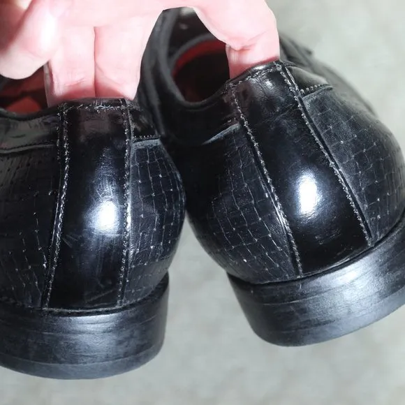 DodoWilliams Black Leather Dress Shoes