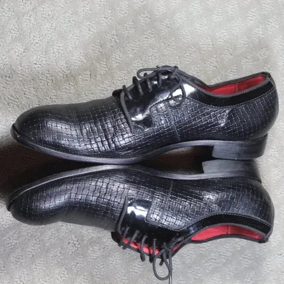 DodoWilliams Black Leather Dress Shoes
