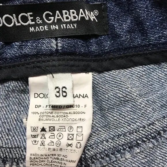 Dolce &amp; Gabbana Distressed Denim Shorts