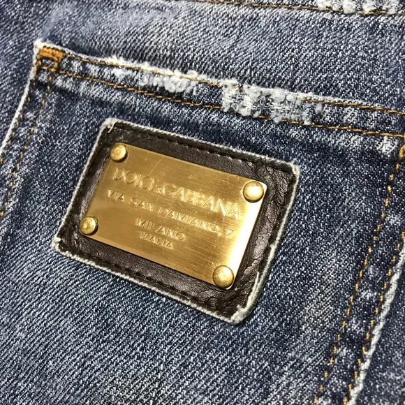 Dolce &amp; Gabbana Distressed Denim Shorts