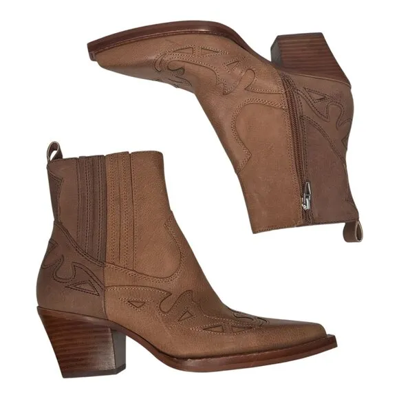 dolce vita brown Ramson Western Boots Sz: 6.5