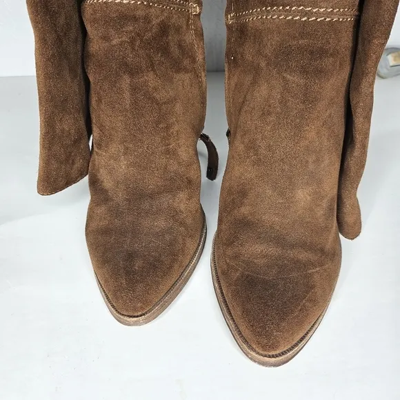 Dolce Vita Brown Suede Over the Knee Boots Women's Size 7.5