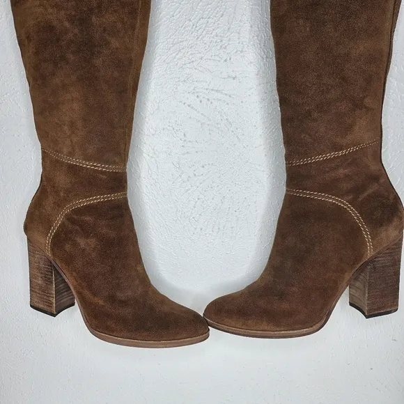 Dolce Vita Brown Suede Over the Knee Boots Women's Size 7.5
