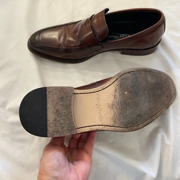 Donald Pliner Men’s Dress Brown Shoes Size: 8 1/2 - Used - Good Condition