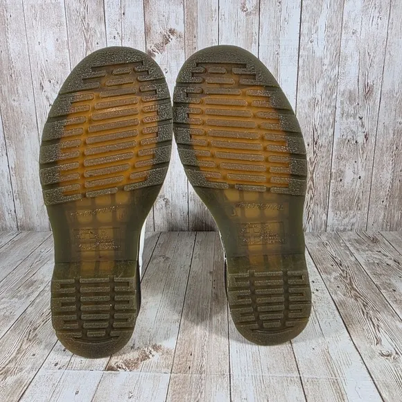 Dr. Martens 1460 White Leather Ankle Boots Women's Size US 8‎ UK 6