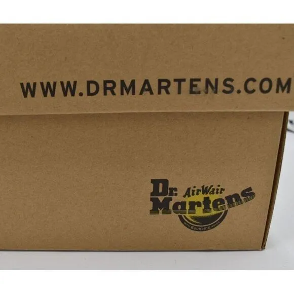 Dr Martens 1460 Womens Size 10 Serena Collar Lined Brown Leather Winter Boots