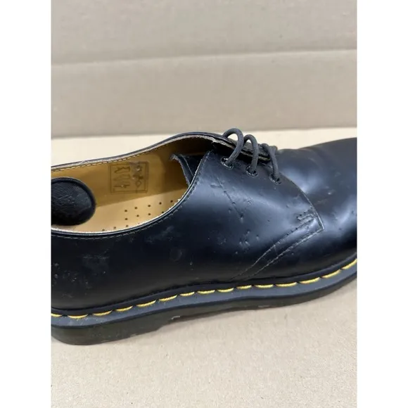 Dr. Martens 1461 Smooth Leather Oxford Shoes Black Women's 8