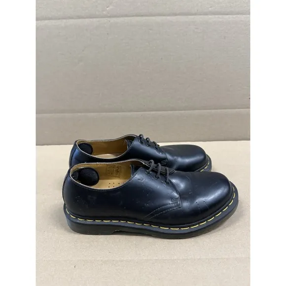 Dr. Martens 1461 Smooth Leather Oxford Shoes Black Women's 8