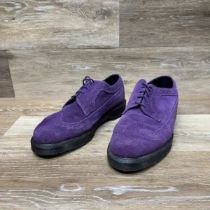 Dr. Martens Brogue Purple Suede Wingtips Women's Size 8