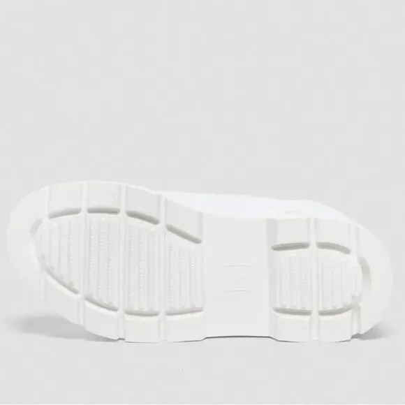 DR. MARTENS Combs Poly Casual Boots in White Ajax Extra Tough Poly