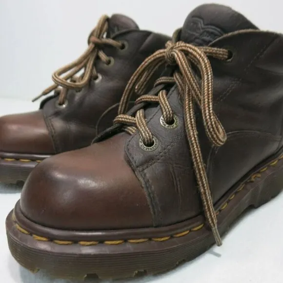 Dr. Martens England Kid's UK 2 Oil Tanned Leather Boots Shoes Footwear Sz US 3