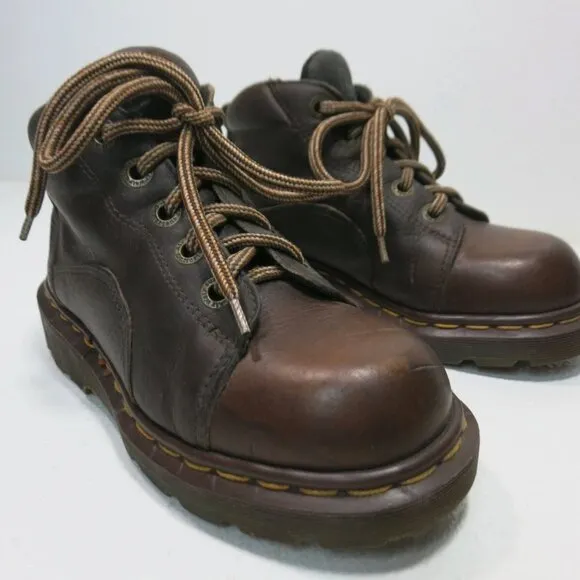 Dr. Martens England Kid's UK 2 Oil Tanned Leather Boots Shoes Footwear Sz US 3