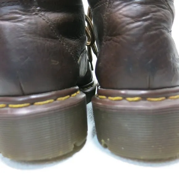 Dr. Martens England Kid's UK 2 Oil Tanned Leather Boots Shoes Footwear Sz US 3