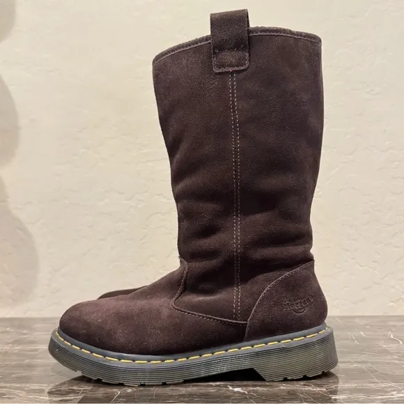 Dr Martens Jenny Pull On Sherpa Lined Boots