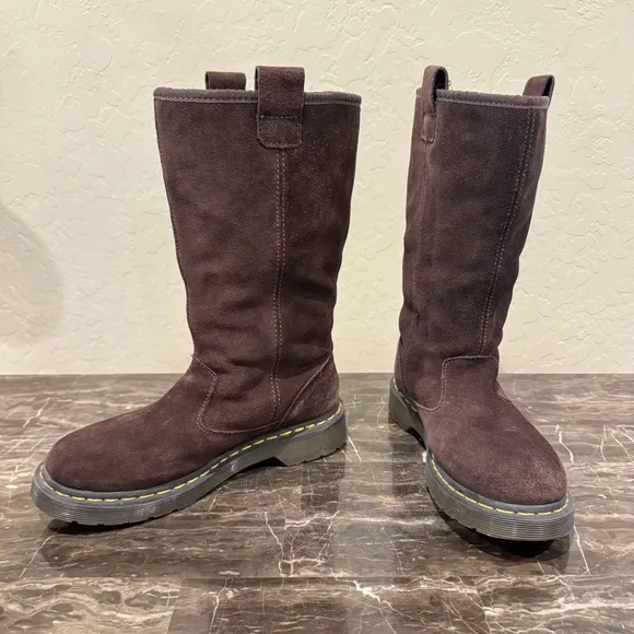 Dr Martens Jenny Pull On Sherpa Lined Boots