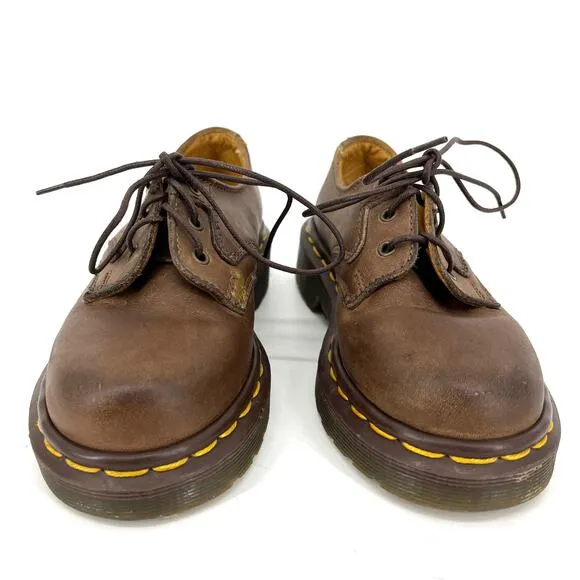 Dr. Marten's Kids Brown Lace Up Oxford Shoes Original Made in England 11