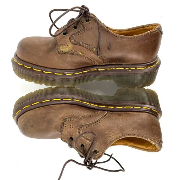 Dr. Marten's Kids Brown Lace Up Oxford Shoes Original Made in England 11