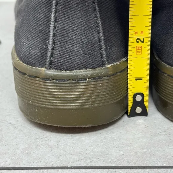 Dr. Martens Mayport Chukka Black Canvas Boots Size U.S. Mens 8, Women's 9