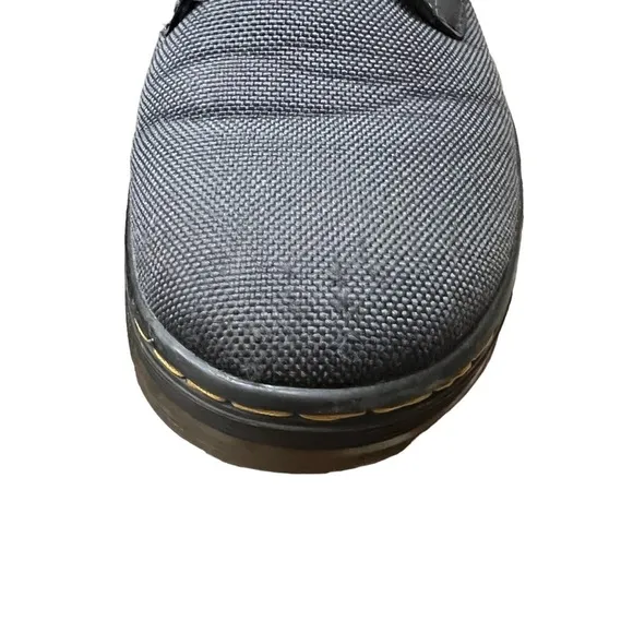 DR. MARTENS Poly Comb VEGAN Casual Boots 8 Eye Charcoal Size