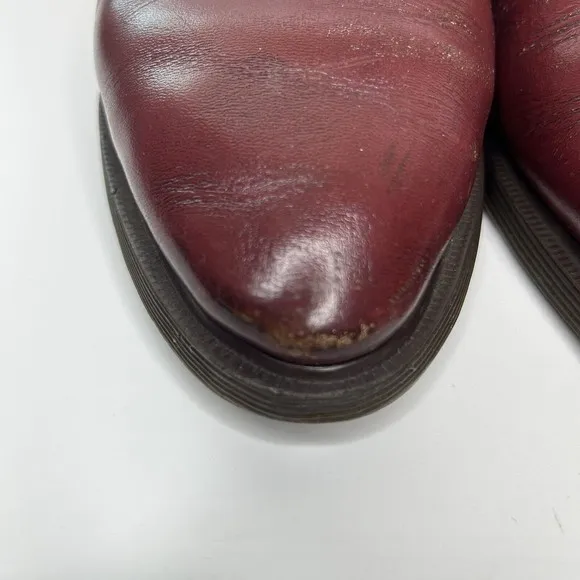 Dr Martens Steed Leather Oxford Shoes Women’s US 8 Oxblood MADE IN ENGLAND