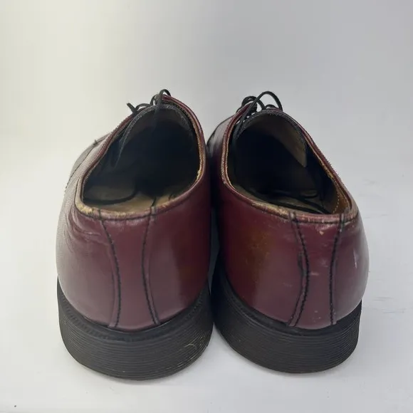 Dr Martens Steed Leather Oxford Shoes Women’s US 8 Oxblood MADE IN ENGLAND