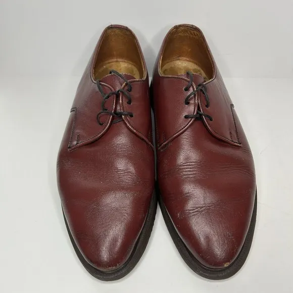 Dr Martens Steed Leather Oxford Shoes Women’s US 8 Oxblood MADE IN ENGLAND