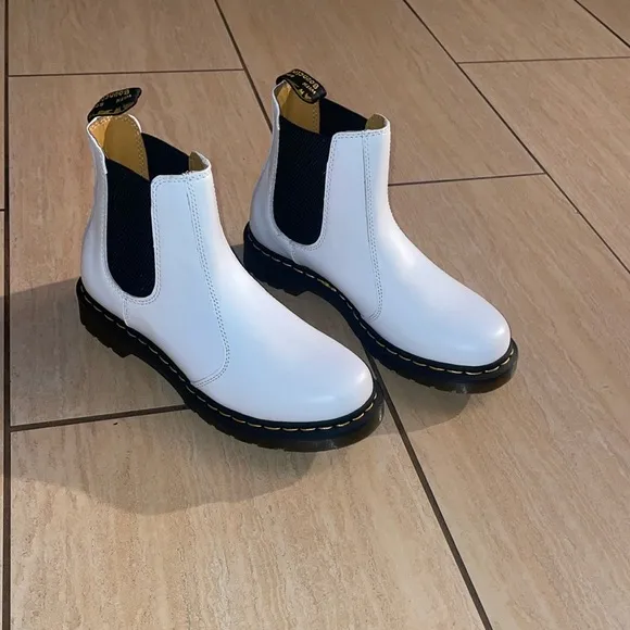 Dr. Martens White Chelsea Boot