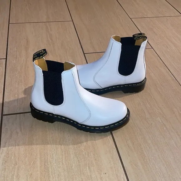 Dr. Martens White Chelsea Boot