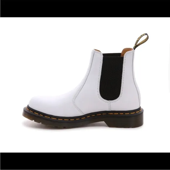 Dr. Martens White Chelsea Boot