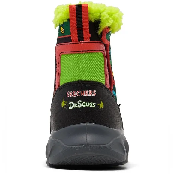 Dr Seuss Hypno-Flash Too Late To Be Good Adjustable Strap Light-Up Winter Boots