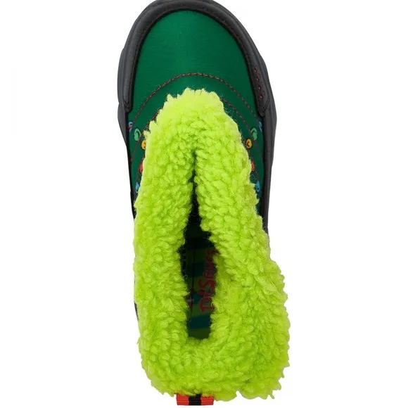 Dr Seuss Hypno-Flash Too Late To Be Good Adjustable Strap Light-Up Winter Boots